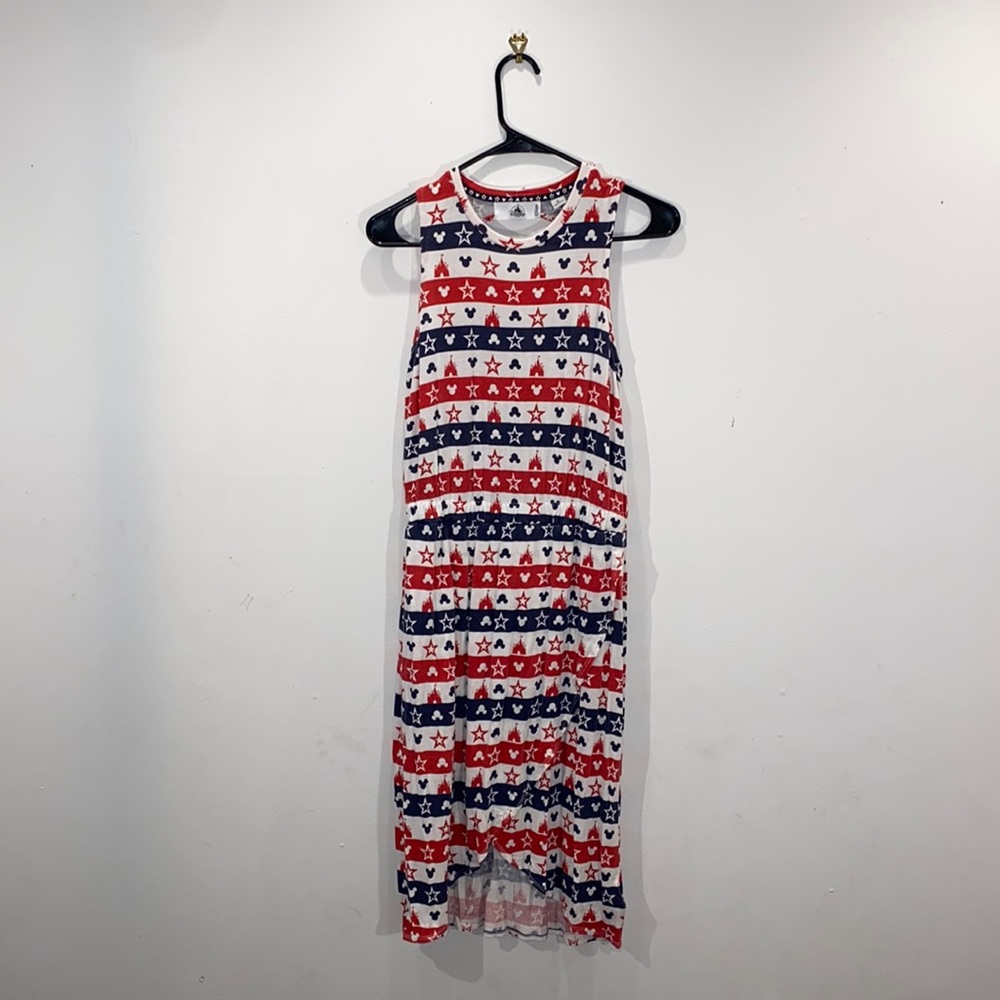 Disney Parks Patriotic Cutout back, stretchy, sundress!